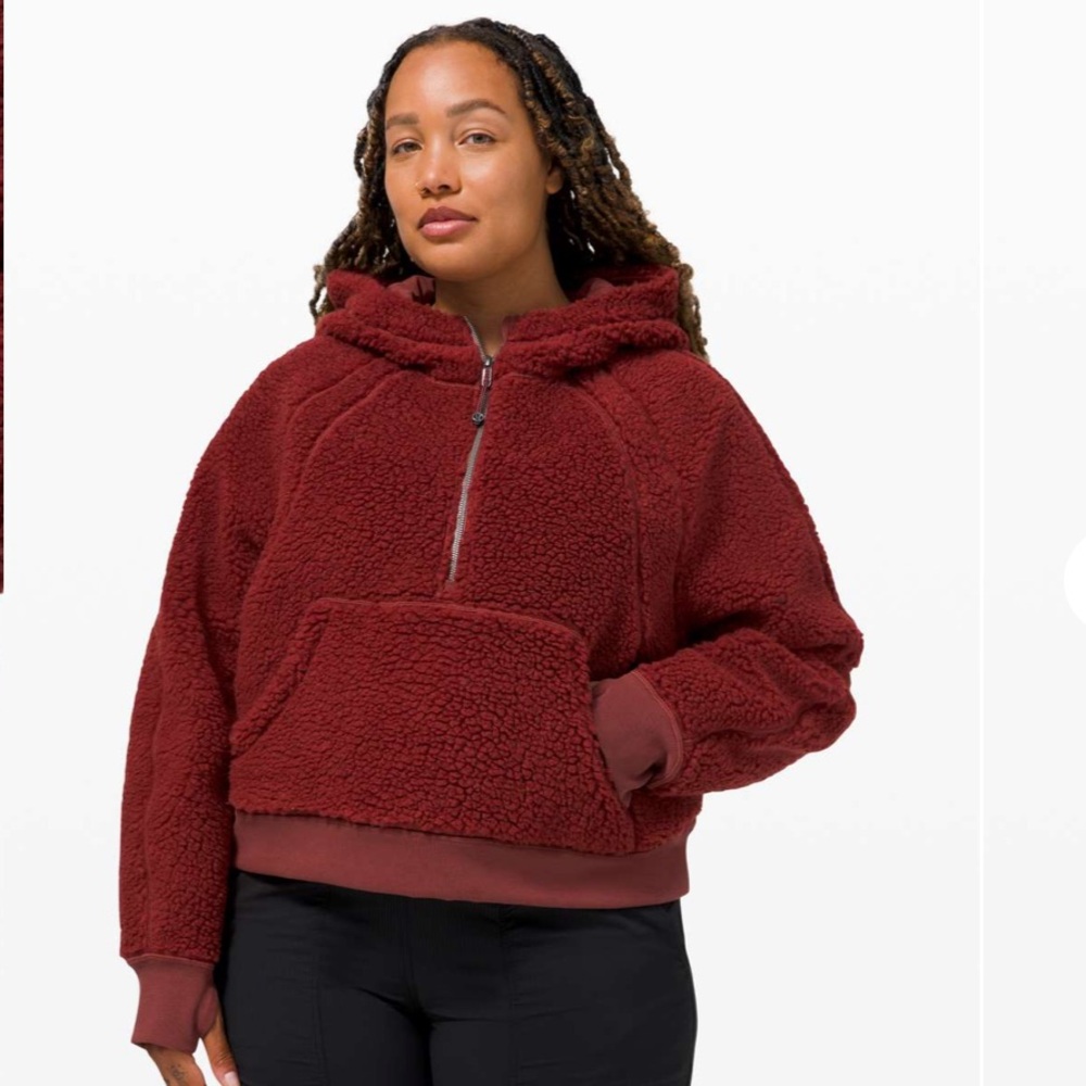 Lululemon Scuba Oversized Sherpa 1/2 Zip